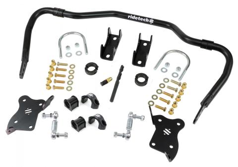 Rear Sway Bar For 1958-1964 Impala For Use W/ Stock Or Ridetech Trailing Arms Adjustable Rate Bar End Links Axle Brackets Frame Brackets U-Bolts And Hardware Ridetech