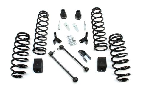 07-18 Wrangler JK 2 Door 2.5 Inch Coil Spring Base Lift Kit & Shock Extensions TeraFlex