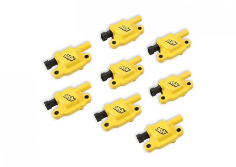 Direct Ignition Coil Kits Supercoil GM Ls2/Ls3/Ls7 Engines, Yellow, 8-Pack Supercoil For GM Ls2, Ls3, And Ls7 Engines ACCEL