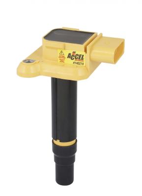 Direct Ignition Coil Supercoil Volkswagen / Audi 1.8L I4 Direct OEM Replacement 15 Percent More Spark Energy Silicone Magnetic Steel Core Yellow Each ACCEL