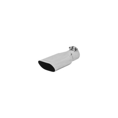Exhaust Tip Exhaust Tip 4.25 X 2.25 Inch Oval Polished SS Fits 2.50 Inch Tubing Clamp On Flowmaster