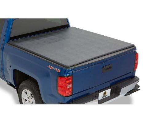 Soft Tri-Fold Tonneau Cover EZ-Fold For Nissan 2005-2024 Frontier 5.0 Foot Black Tailgate Spoiler Not Included Bestop