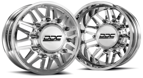 Dually Wheels Aftermath Polished 22X8.25 8X210 Silverado/Sierra 11-25 DDC Wheels