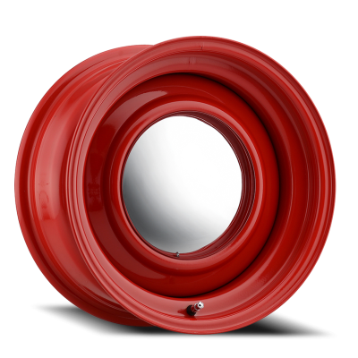 Steel Wheels 15x6 61R Red Smoothie Red 5 On 114.3  Bolt Pattern 6 Offset Allied Wheels