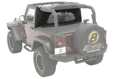 Wrap-Around Windjammers For Jeep 1997-2002 Wrangler TJ Black Denim Bestop