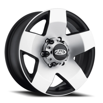 Aluminum Wheels 13x4.5 Brute 850 Black Machined 5 On 114.3  Bolt Pattern -0.1 Offset Allied Wheels