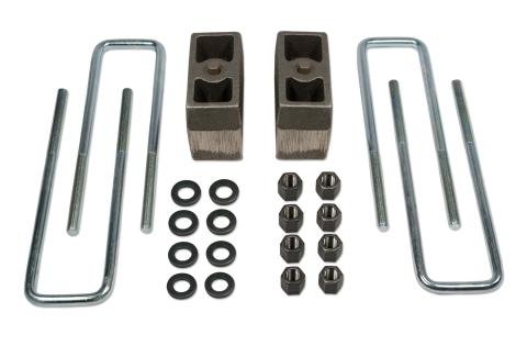 Rear Block & U-Bolt Kit 4 Inch 2.5 Inch Lift 99-05 Chevy Silverado/GMC Sierra 1500 4WD Tuff Country