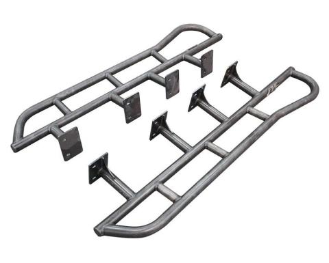 FJ Cruiser Rock Sliders 60.0 Inch Bare without Fill Plates 06-14 Toyota FJ Cruiser All Pro Off Road