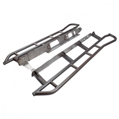 Tacoma Rock Sliders Bare without Fill Plates 05-Present Toyota Tacoma Access Cab Long Bed/Double Cab Short Bed All Pro Off Road