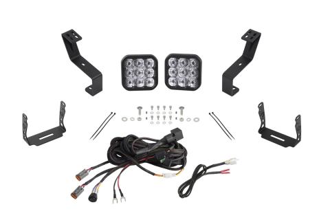 SS5 Bumper LED Pod Light Kit for 2019-Present Ram, Pro White Driving Diode Dynamics