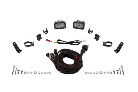 Stage Series Reverse Light Kit for 2021-20243 Polaris RZR Trail, Cool White (6000K) Pro White Flood 