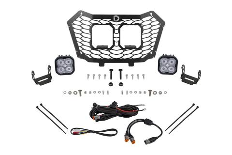 Stage Series LED Grille Kit for 2022-2024 Honda Talon, Cool White (6000K) Sport White SAE Fog 