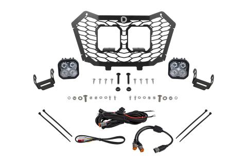 Stage Series LED Grille Kit for 2022-2024 Honda Talon, Cool White (6000K) Pro White Combo 