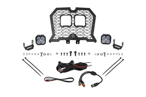 Stage Series LED Grille Kit for 2019-2023 Polaris RZR XP, Cool White (6000K) Pro White Combo 