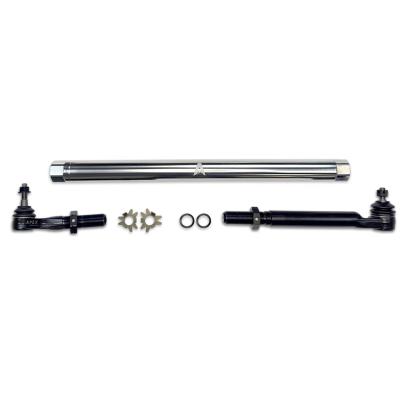 Heavy Duty Poished Aluminum Drag Link Assembly Fits: 14-24 Ram 2500/3500 Apex Chassis