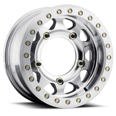 Aluminum Wheels 17x8 Buggy Beadlock MR101 Bolt Pattern 5 On 205 Offset -51 Lip Size 5.16 Raw Machined Method