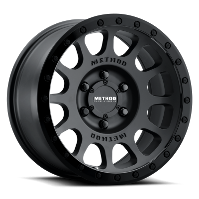 Aluminum Wheels 18x9 NV MR305 Bolt Pattern 5 On 150 Offset 25 Lip Size 1.38 Double Black MB Method