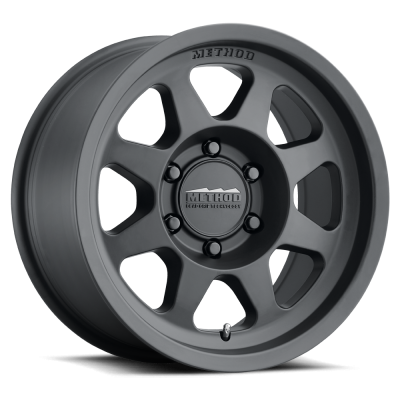 Aluminum Wheels 18x9 Bead Grip MR701 Bolt Pattern 6 On 135 Offset 18 Lip Size 1.81 Matte Black MB Method