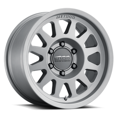 Aluminum Wheels 16x8 Bead Grip MR704 Bolt Pattern 6 On 139.7 Offset 0 Lip Size 1.77 Titanium SL Method