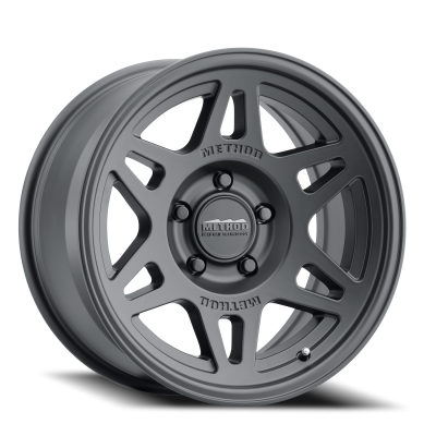 Aluminum Wheels 17x7.5 Bead Grip MR706 Bolt Pattern 5 On 114.3 Offset 30 Black BK Method