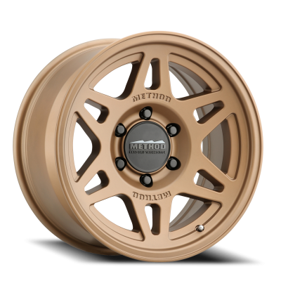 Aluminum Wheels 17x8.5 Bead Grip MR706 Bolt Pattern 6 On 135 Offset 0 Bronze BZ Method