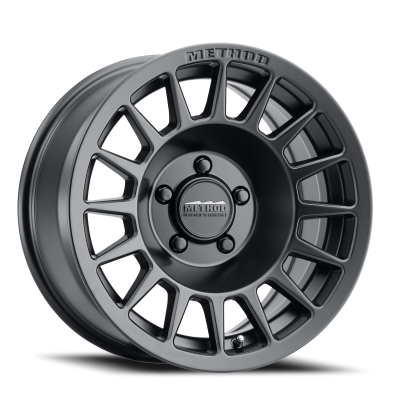 Aluminum Wheels 16x7 Bead Grip MR707 Bolt Pattern 5 On 114.3 Offset 15 Lip Size 0 Matte Black MB Method