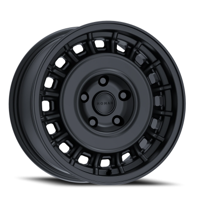 Aluminum Wheels 17x8.5 502SB Arvo Satin Black 5 On 127 Bolt Pattern 78.1 Bore 0 Offset Nomad Wheels