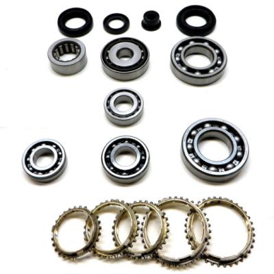 SG8/S20/S40 Transmission Bearing/Seal Kit w/Synchro Rings 1992-00 Honda Civic/1993-97 Honda Civic del Sol 5-Speed Manual Trans SOHC VTEC Engine USA Standard Gear