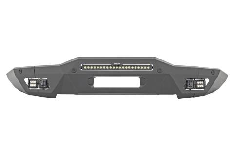 Front Bumper Modular Full Wings Flood Fog Ford Bronco 4WD (21-25) Rough Country