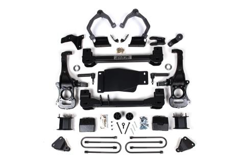 4 Inch Lift Kit For 25-Up Silverado/Sierra 1500 ZR2, AT4X 1500 4WD 3 Inch Rear Block Spacer Front Rear Shock Spacer Zone Offroad