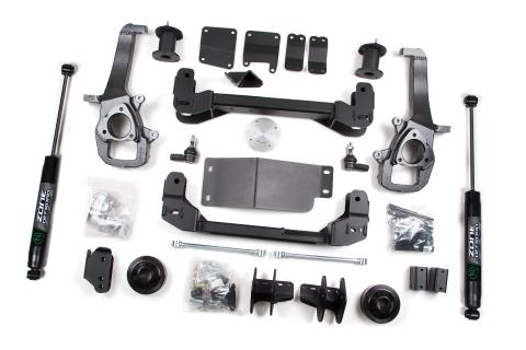 09-11 Dodge RAM 1500 4 Inch/2 Inch Lift Kit With Nitro Shocks Zone Offroad