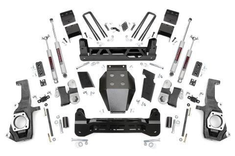 5.0 Inch GM NTD Suspension Lift Kit (11-19 2500HD/3500HD) Rough Country