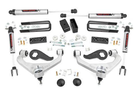 3 Inch Lift Kit with V2 Monotube Shocks 20-22 Chevy/GMC Sierra 3500 HD/Silverado 3500 HD Rough Country