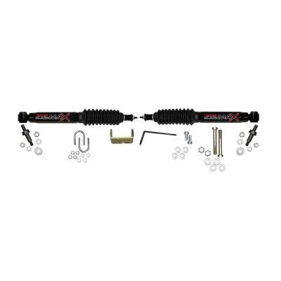 Steering Stabilizer Dual Kit Black  Dual Kit Can Only Be Used w/Skyjacker Suspension Lift Skyjacker