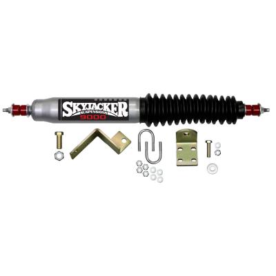 Steering Stabilizer Single Kit 74-20 GMC/Chevy Truck/SUV Silver w/Black Boot Skyjacker