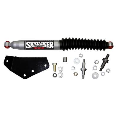 Steering Stabilizer Single Kit For Use w/6 Inch Lift Silver w/Black Boot Skyjacker
