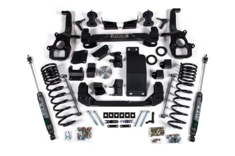 4 Inch Lift Kit for 2025 Ram 1500 4WD 4 Inch Front 3 Inch Rear Suspension Lift System Standard Bore Nitro Rear Shocks Zone Offroad