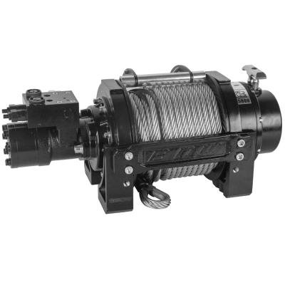 15000 Lbs Hydraulic Winch w/ 98 Feet Wire Rope Bulldog Winch