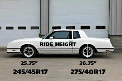 Streetgrip Suspension System For 1978-1988 Monte Carlo Cutlass W/ Small Block Front And Rear Dual Rate Coil Springs Delrin Control Arm Bushings Ball Joints Drop Spindles Front And Rear Sway Bar And HQ Shocks Ridetech