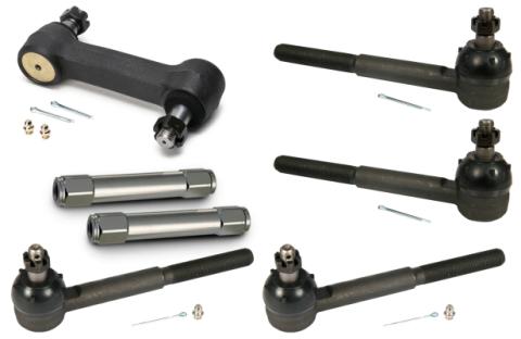 Steering Linkage Kit For 1971-1972 C10 Idler Arm Inner Tie Rods Outer Tie Rods And Billet Tie Rod Adjusters Ridetech