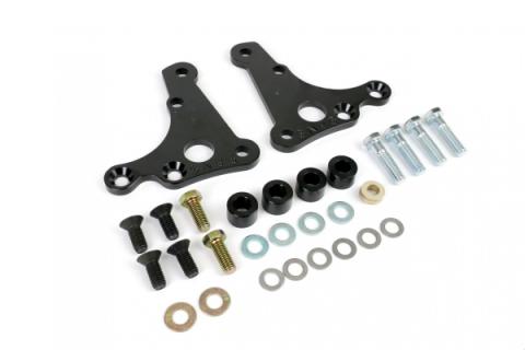 Front Caliper Brackets For Sn95 94-04 Mustang Brakes W/ Ridetech 79-93 Mustang Sla Pair Of Brackets Caliper Spacers Shims And Hardware Ridetech