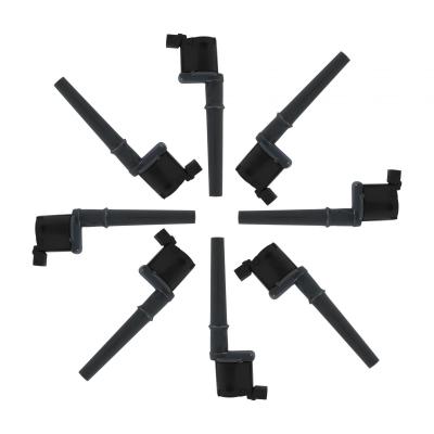Direct Ignition Coil Kit Supercoil Ford 4 Valve Modular Engine 4.6/5.4L Black 8 Pack Of 140034K Each ACCEL