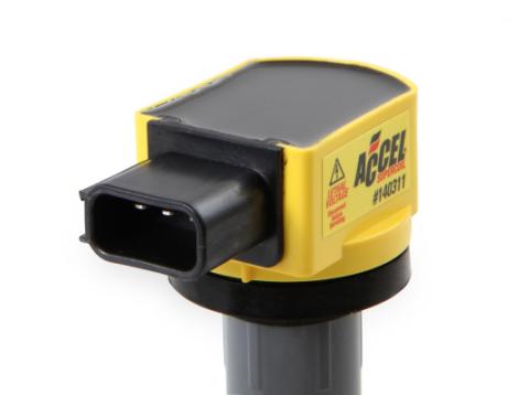 Direct Ignition Coil Supercoil Honda I4 Direct OEM Replacement 15 Percent More Spark Energy Silicone Magnetic Steel Core Yellow Each ACCEL