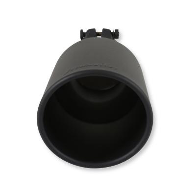 Exhaust Tip Exhaust Tip 4.5 Inch Black Angle Cut Fits 3.0 Inch Tubing, 11.00-In Long Clamp On Flowmaster