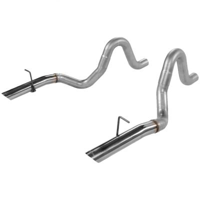 Pre-Bent Tailpipes Fits 1986-1993 Mustang Lx 5.0L Engine &amp; 1986 Mustang Gt 5.0L Engine 3.0 Inch Pipes Flowmaster