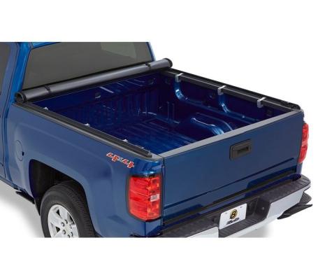 EZ-Roll Soft Tonneau Cover For Nissan 2005-2024 Frontier 5.0 Foot Black Tailgate Spoiler Not Included Bestop