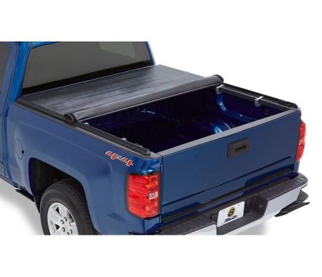 EZ-Roll Soft Tonneau Cover For Nissan 2005-2024 Frontier 5.0 Foot Black Tailgate Spoiler Not Included Bestop
