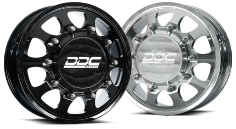 Dually Wheels The Shield 20x7.75 8x200 Gloss Black 05-25 Ford F-350 11-14 Ford F-450 19-25 Dodge Ram 3500 DDC Wheels