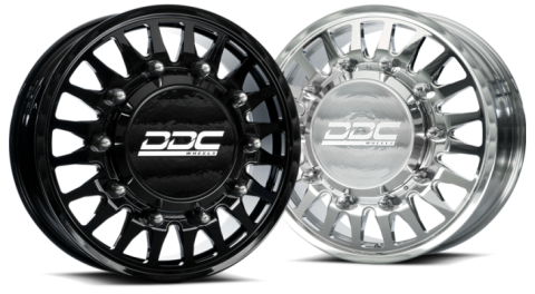 Dually Wheels The Spoke Forged 22x8.25 10x225 Gloss Black 05-10 Ford 15-25 F-450/F-550 Dodge Ram 08-25 4500/5500 DDC Wheels