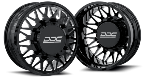 Dually Wheels The Mesh Forged 24x8.25 10x225 Polished 05-10 Ford 15-25 F-450/F-550 Dodge Ram 08-25 4500/5500 DDC Wheels